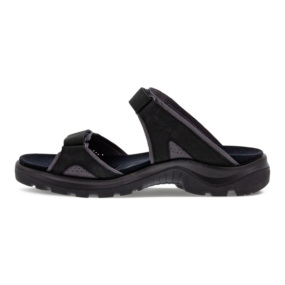 ECCO Womens Slides Black - Yucatan 2.0 - CBS-423185